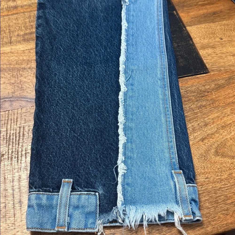 Revice Matchmaker high rise patchwork straight leg jeans Love at First Sight - Picture 6 of 12